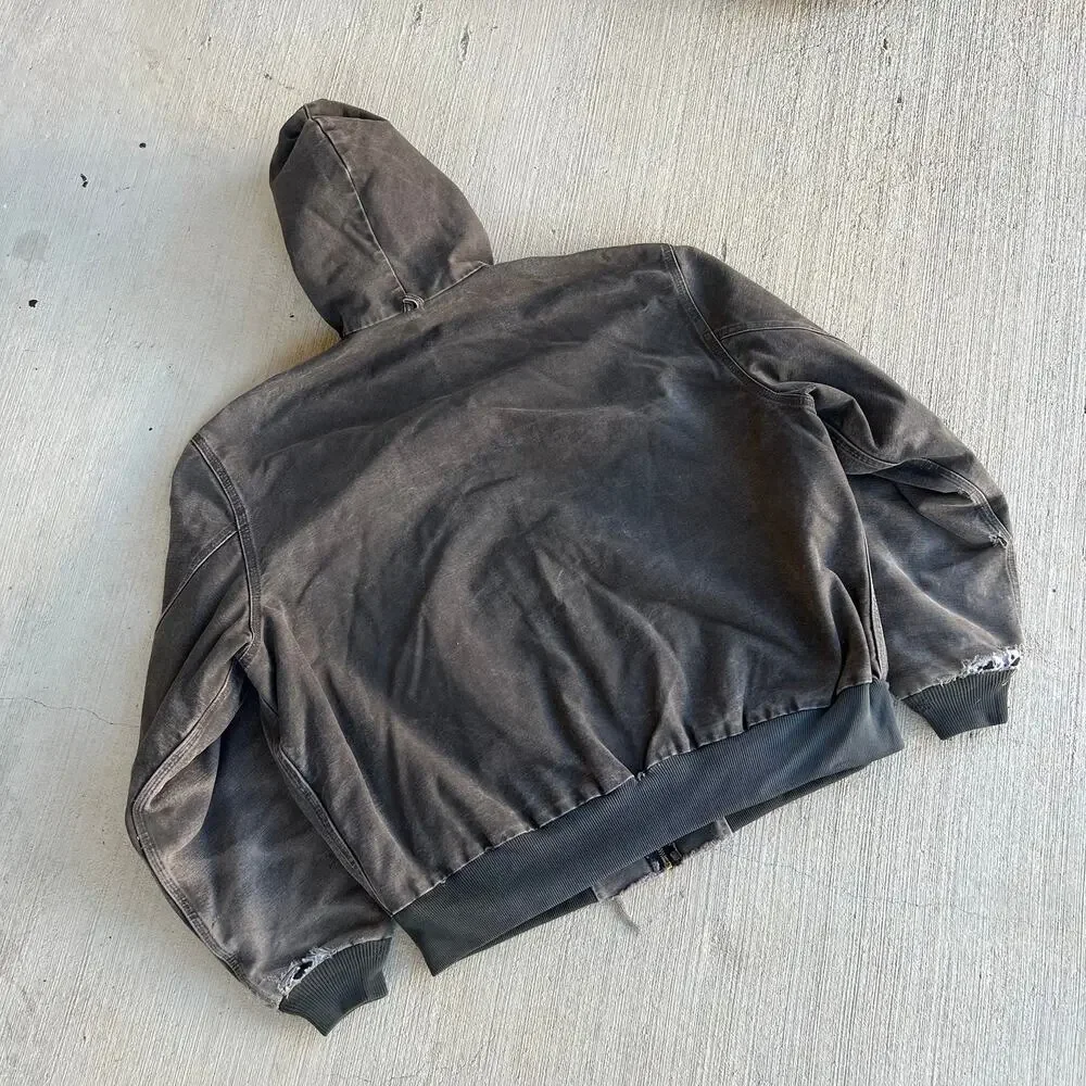 Carhartt J06 TMB brown hooded work wear jacket